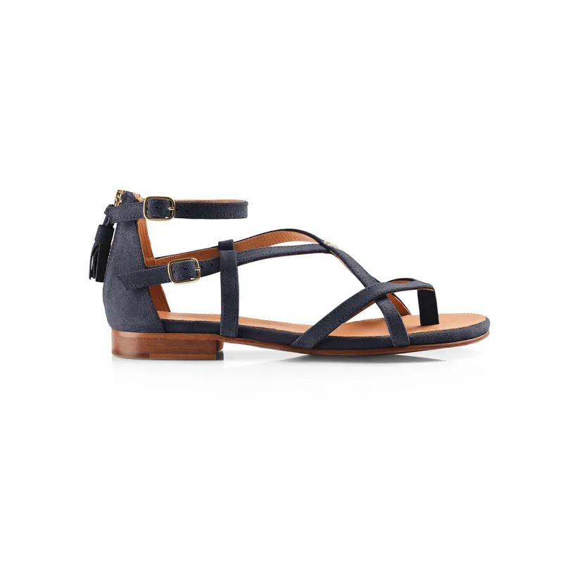 Fairfax and Favor Brancaster Sandal - Navy-4